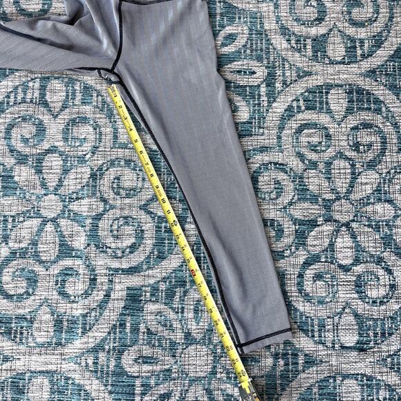 Zyia Women's Gray High Waisted Activewear Leggings - Picture 6 of 6